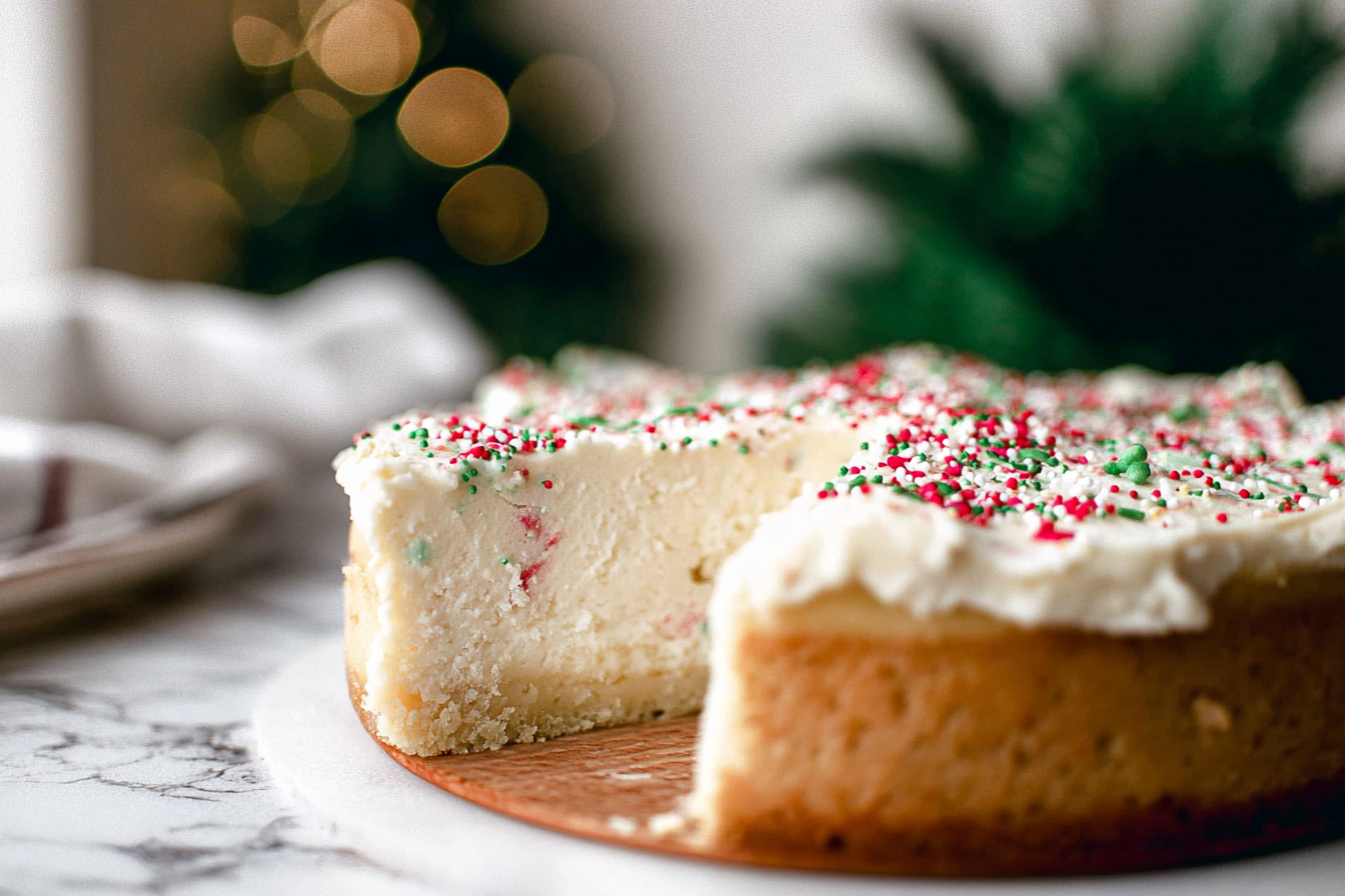 Sugar Cookie Cheesecake