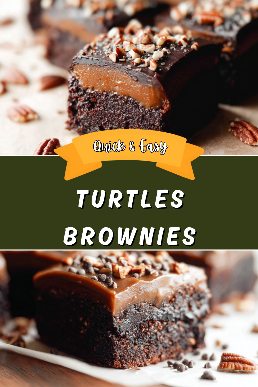 Turtles Brownies