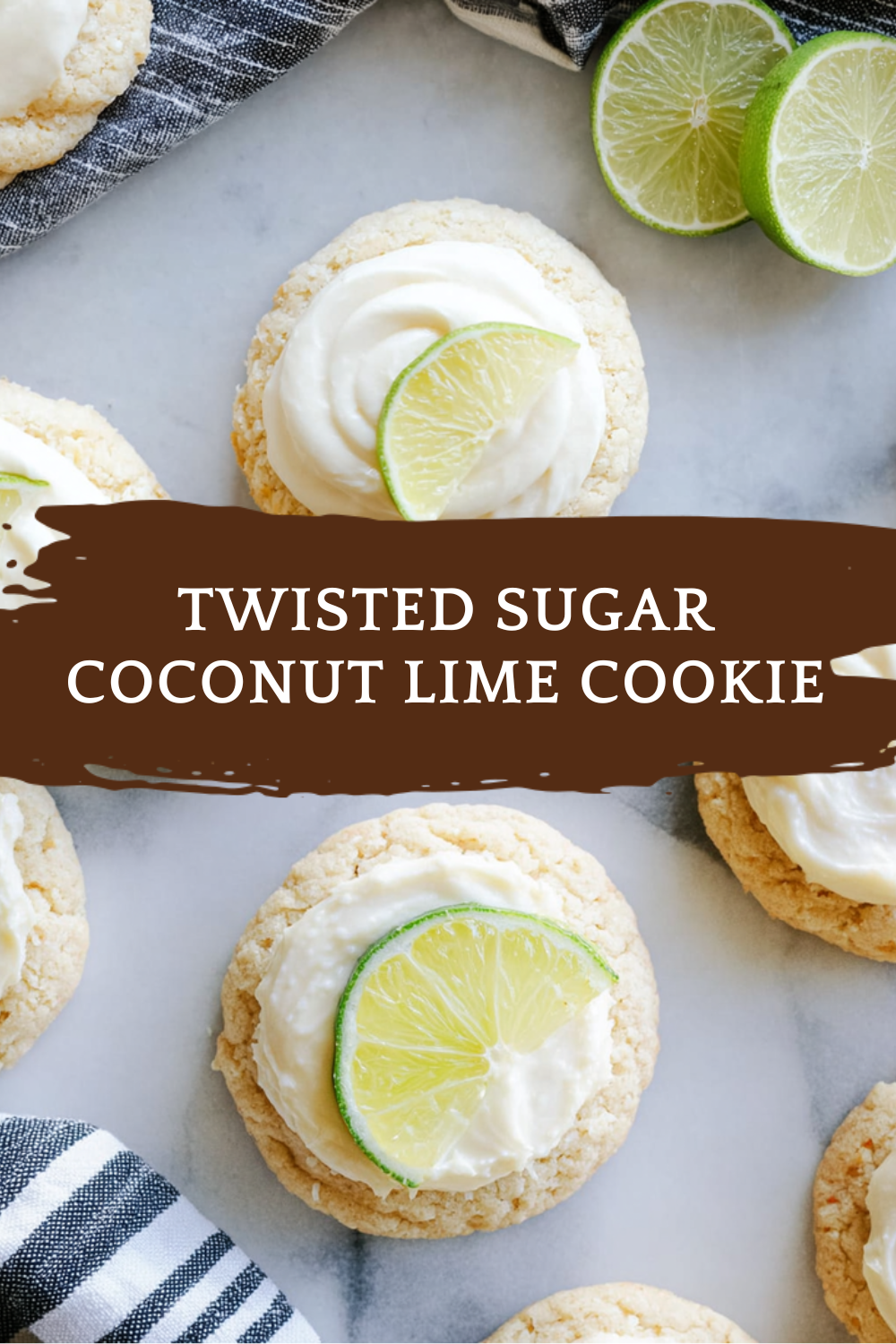 Twisted Sugar Coconut Lime Cookie