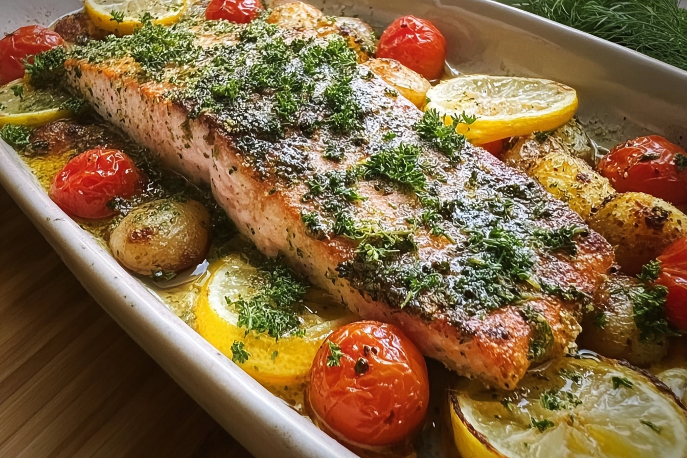 Zaatar Garlic Salmon