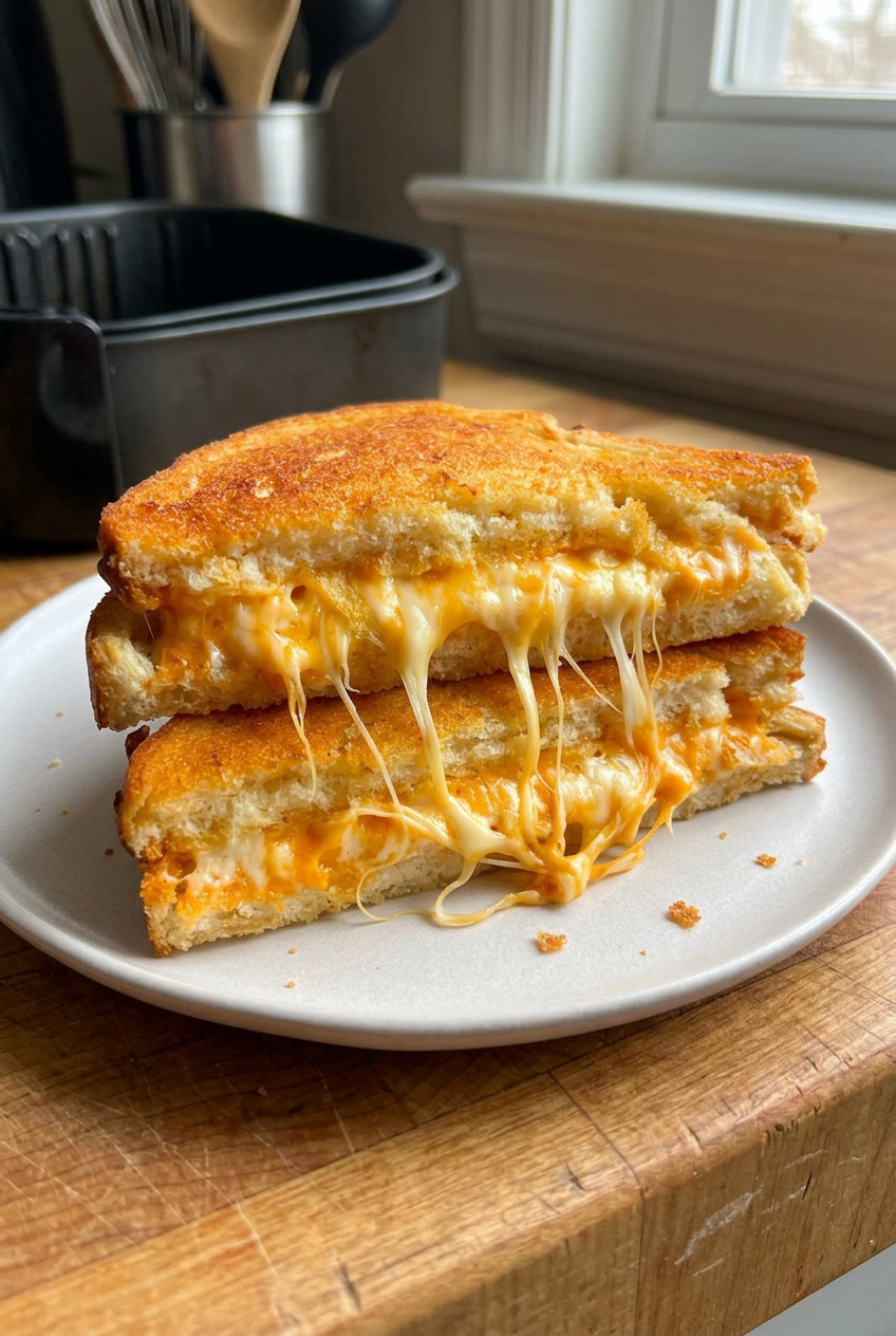 Air Fryer Grilled Cheese