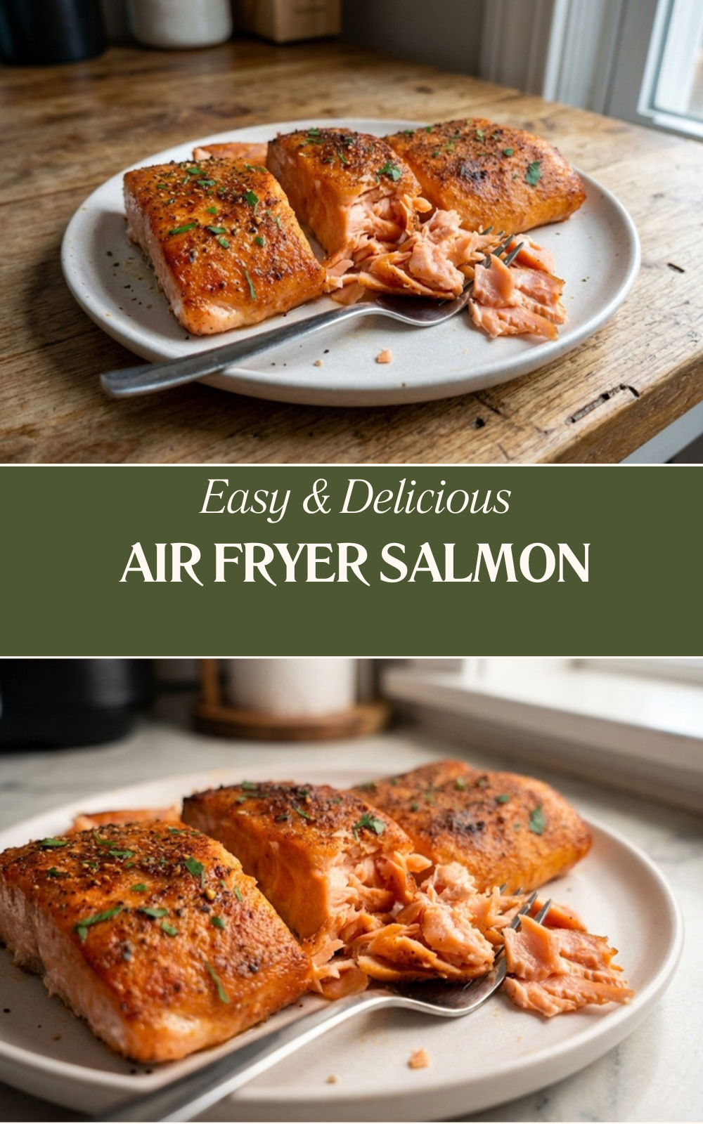 Air Fryer Salmon Recipe Crispy Skin In 12 Minutes 7 Air Fryer Salmon