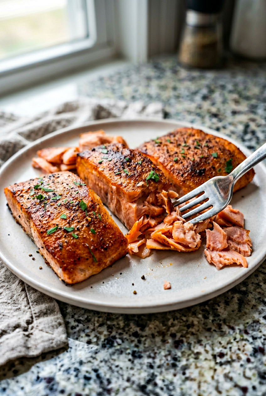 Air Fryer Salmon Recipe Crispy Skin In 12 Minutes 6 Air Fryer Salmon