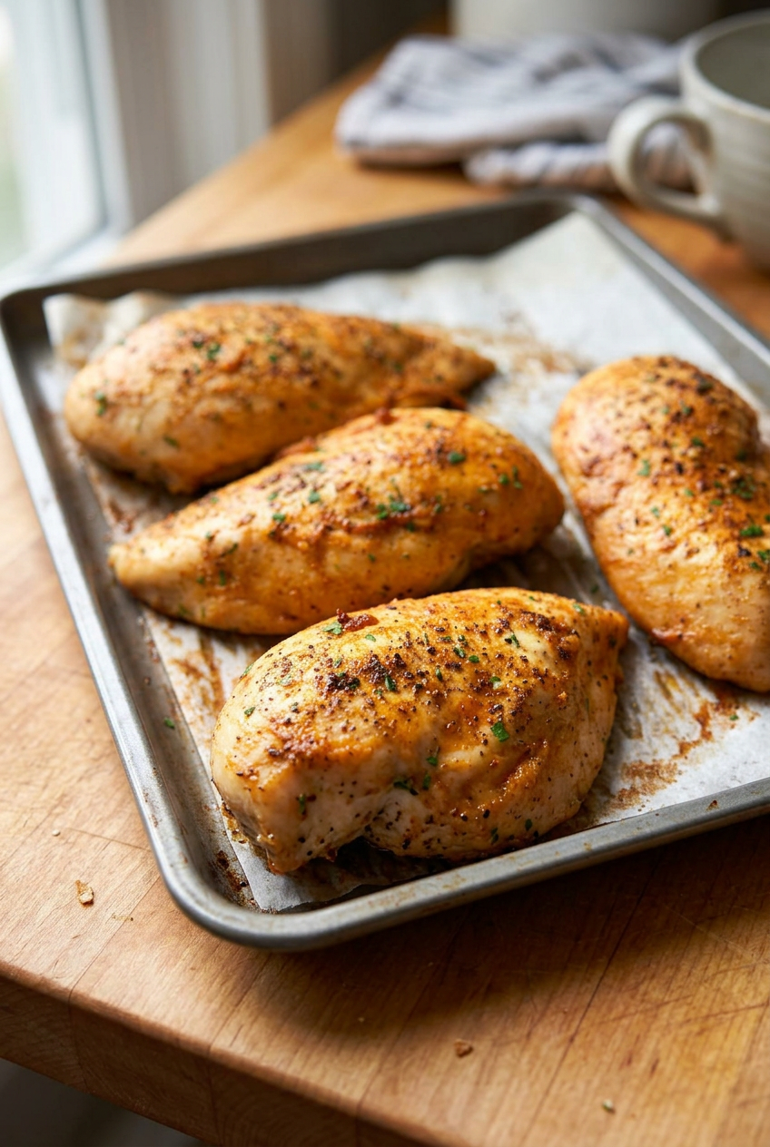 Baked Chicken Breasts Recipe: Juicy Tender And Simple 6 Baked Chicken Breasts