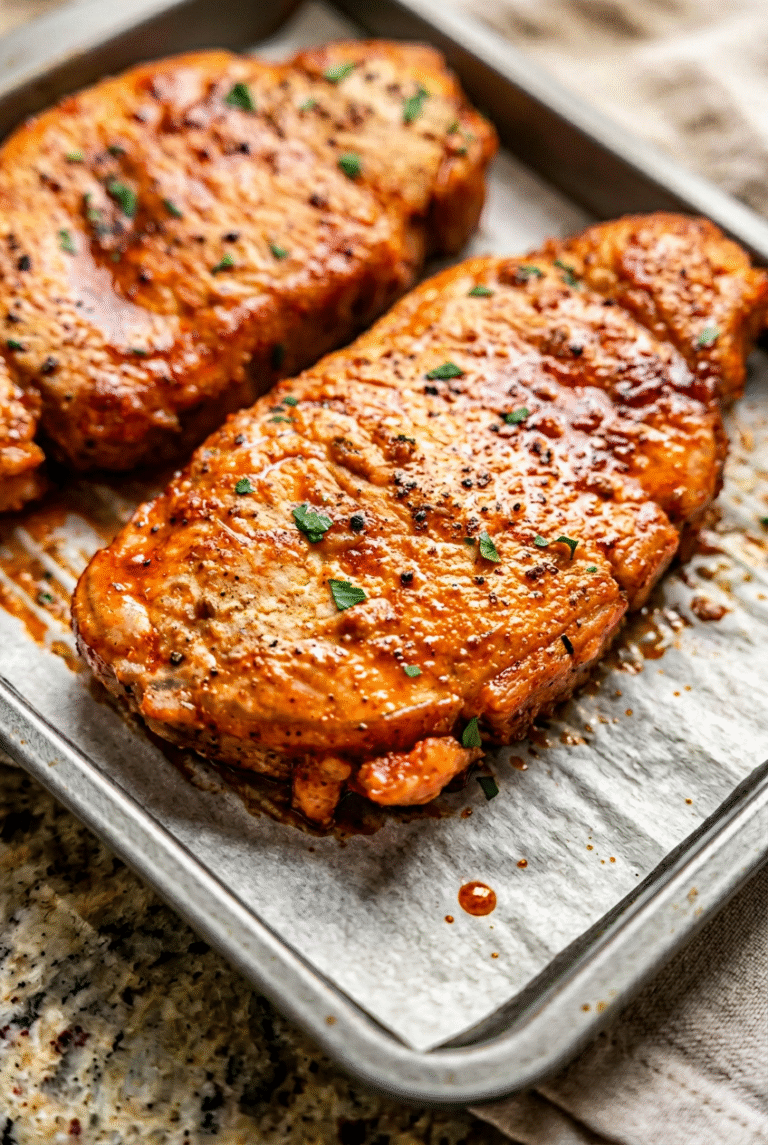 Oven Baked Pork Chops Juicy And Tender Recipe 8 Baked Pork Chops 94.Png