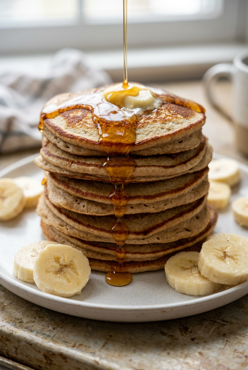 Banana Oat Egg Pancakes With Just 3 Ingredients 6 Banana Oatmeal Pancakes