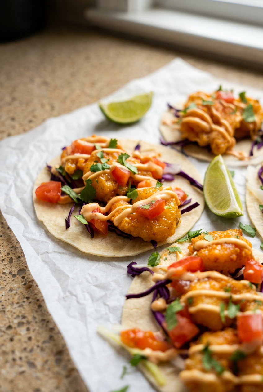 Bang Bang Shrimp Tacos
