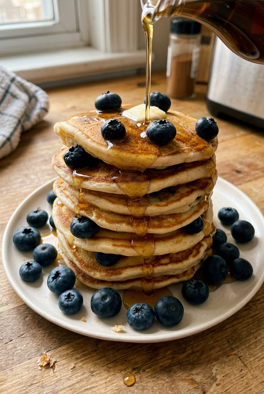 Fluffiest Blueberry Pancakes You Will Ever Make 6 Blueberry Pancakes