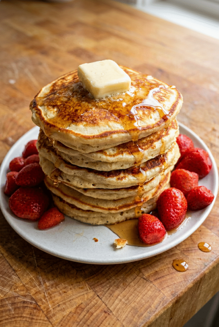 Fluffy Pancakes Recipe For Perfect Breakfast 5 Fluffy Pancakes 2.Png
