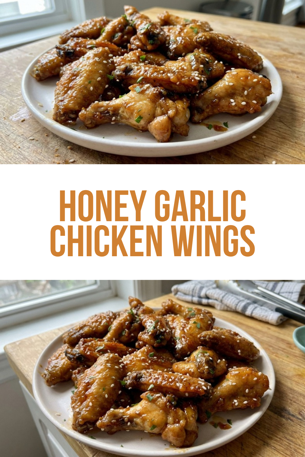 Honey Garlic Chicken Wings