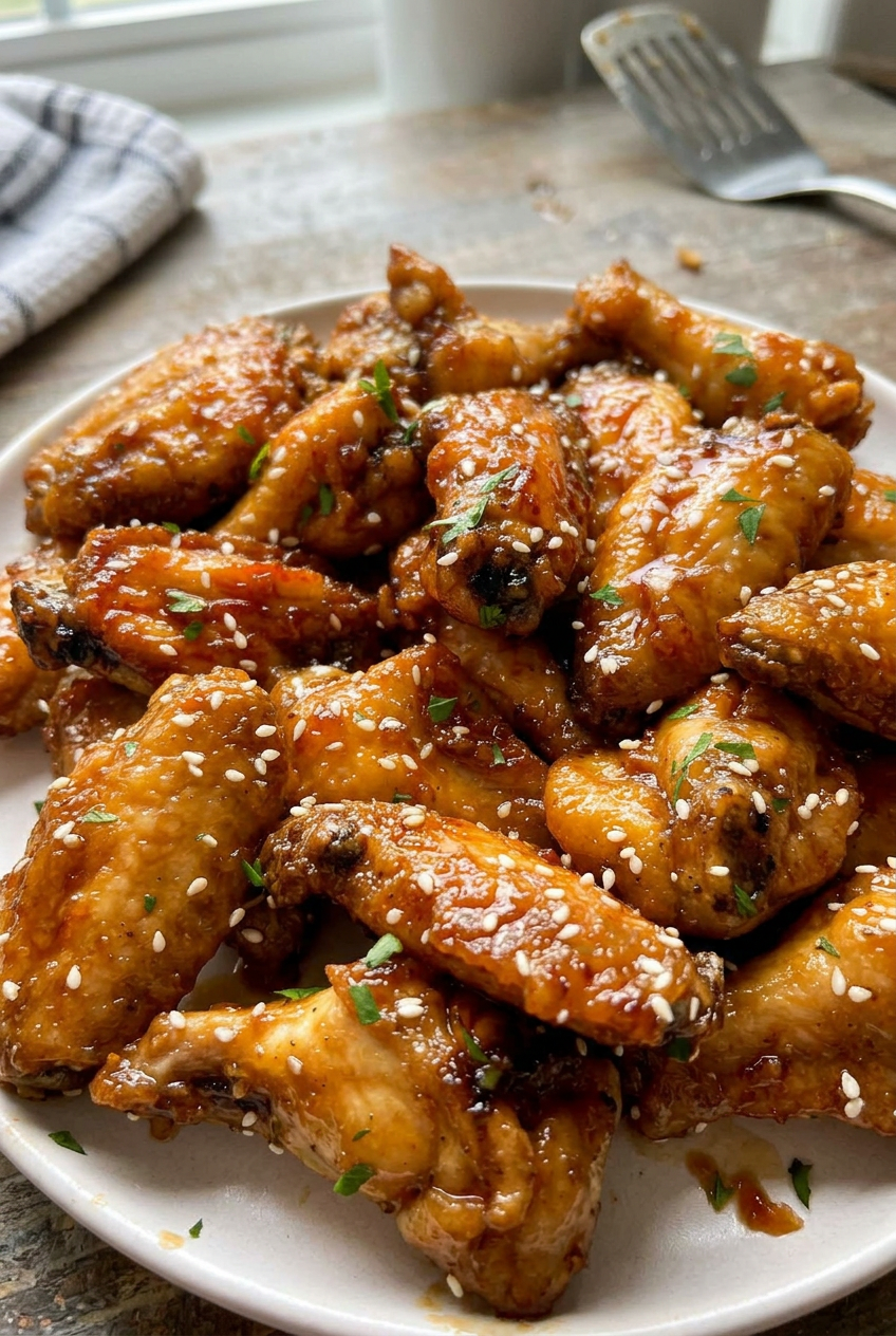 Honey Garlic Chicken Wings