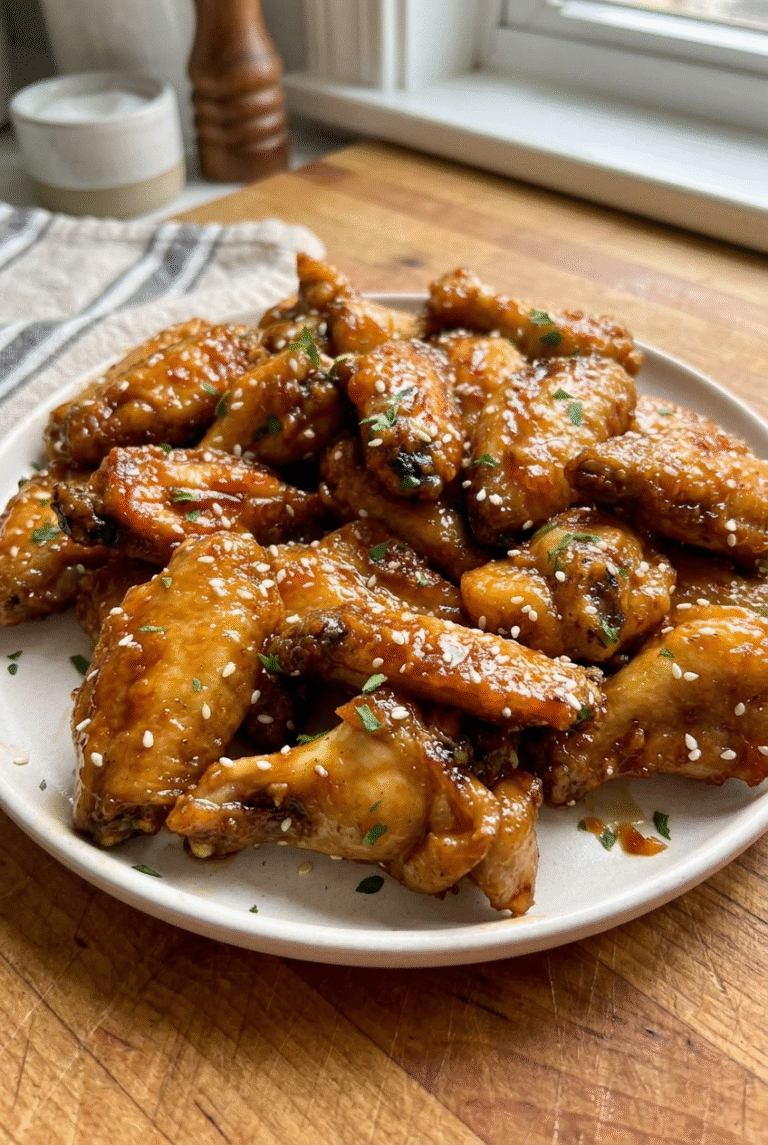 Honey Garlic Chicken Wings 66.Png