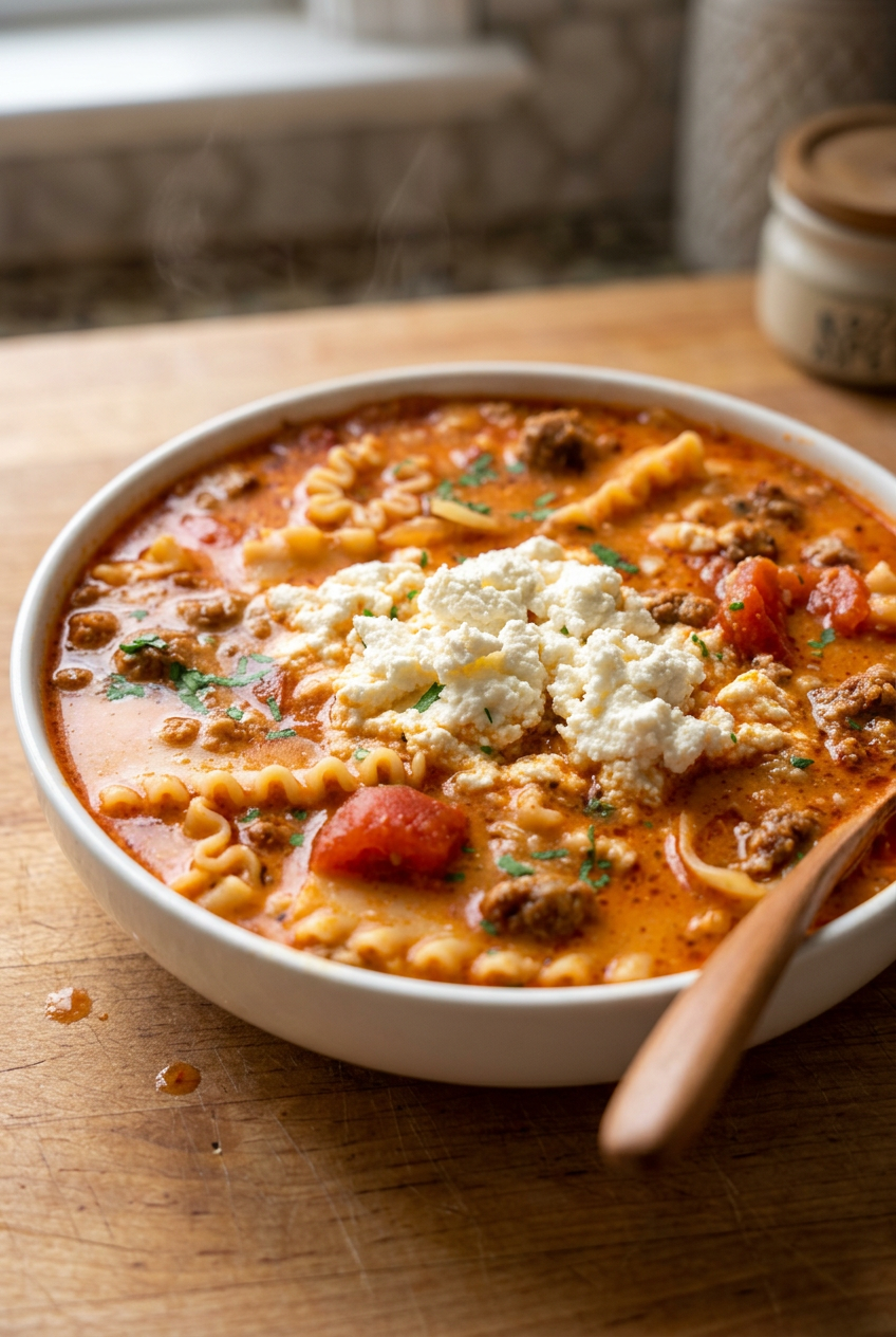 Lasagna Soup