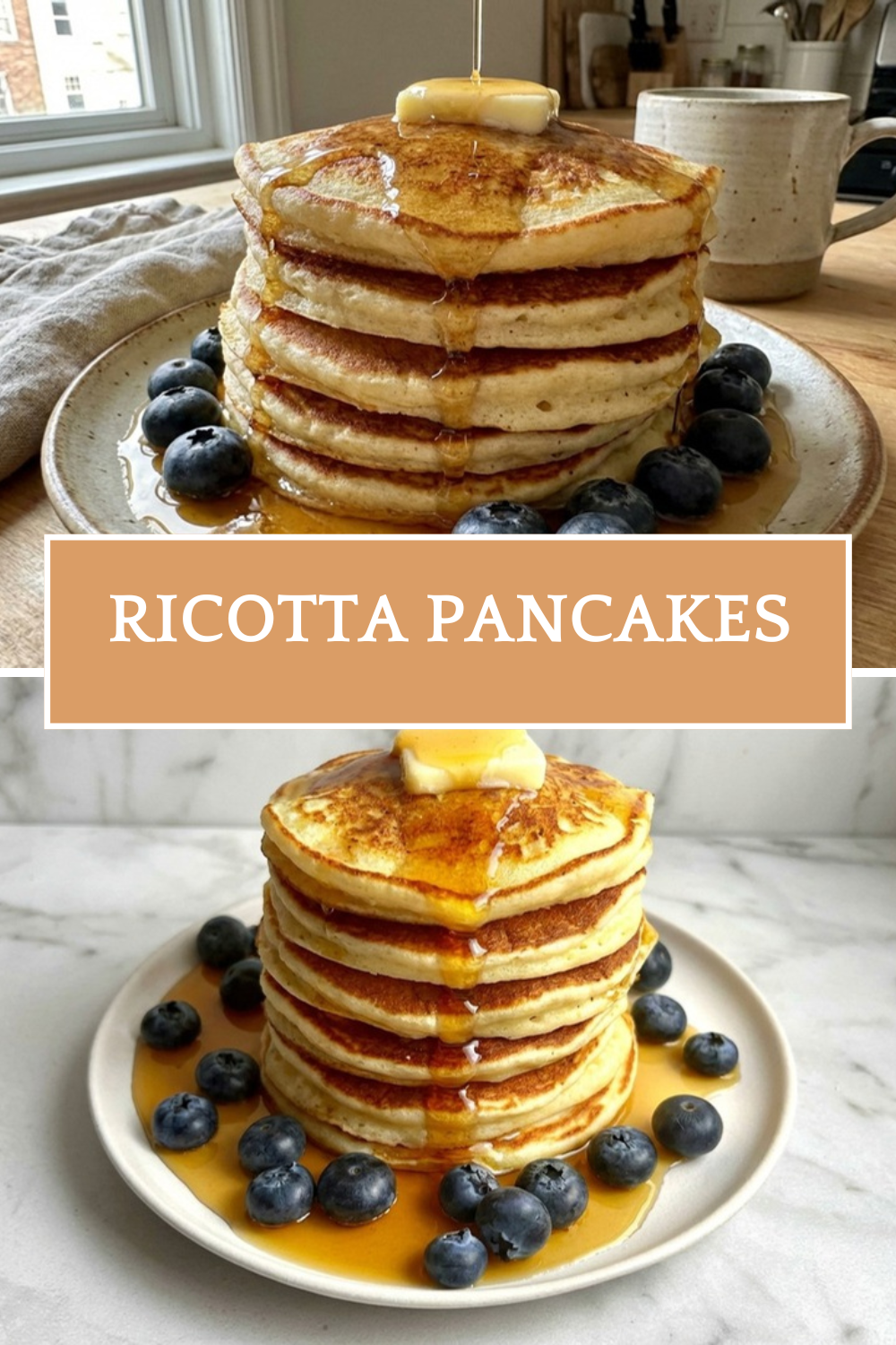 Fluffy Ricotta Pancakes Easy Homemade Recipe 7 Ricotta Pancakes