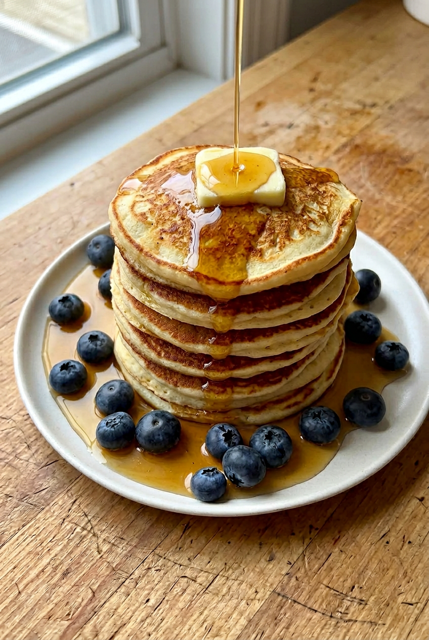 Fluffy Ricotta Pancakes Easy Homemade Recipe 6 Ricotta Pancakes