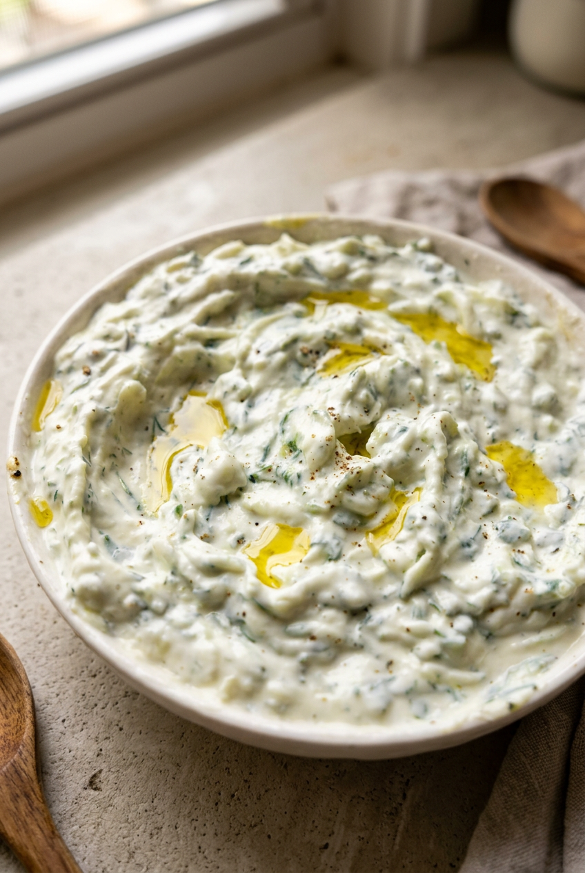 Tzatziki Recipe Authentic Greek Yogurt Cucumber Dip 6 Tzatziki