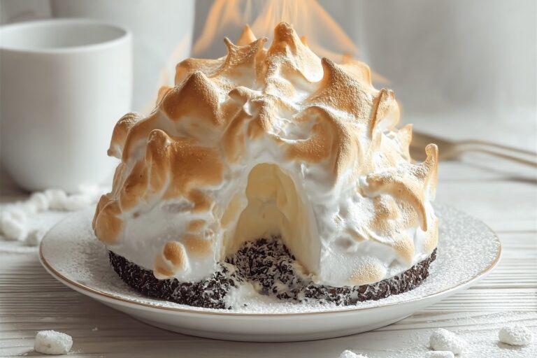 Brownie Baked Alaska Recipe: Decadent Ice Cream Dessert 5 Baked Alaska 22.Png