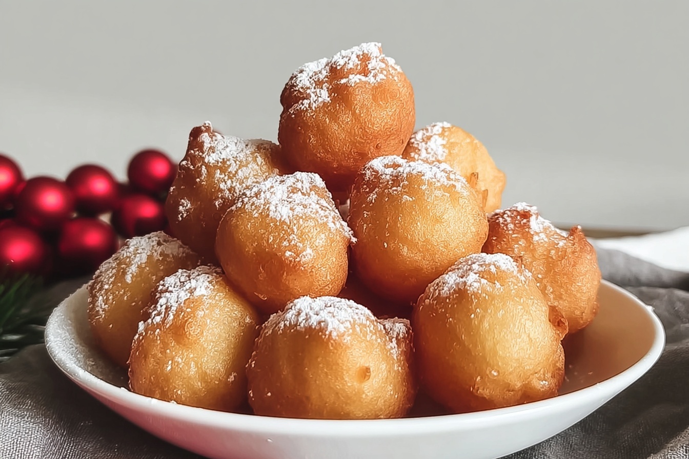 Belgian Croustillons Fried Dough Balls