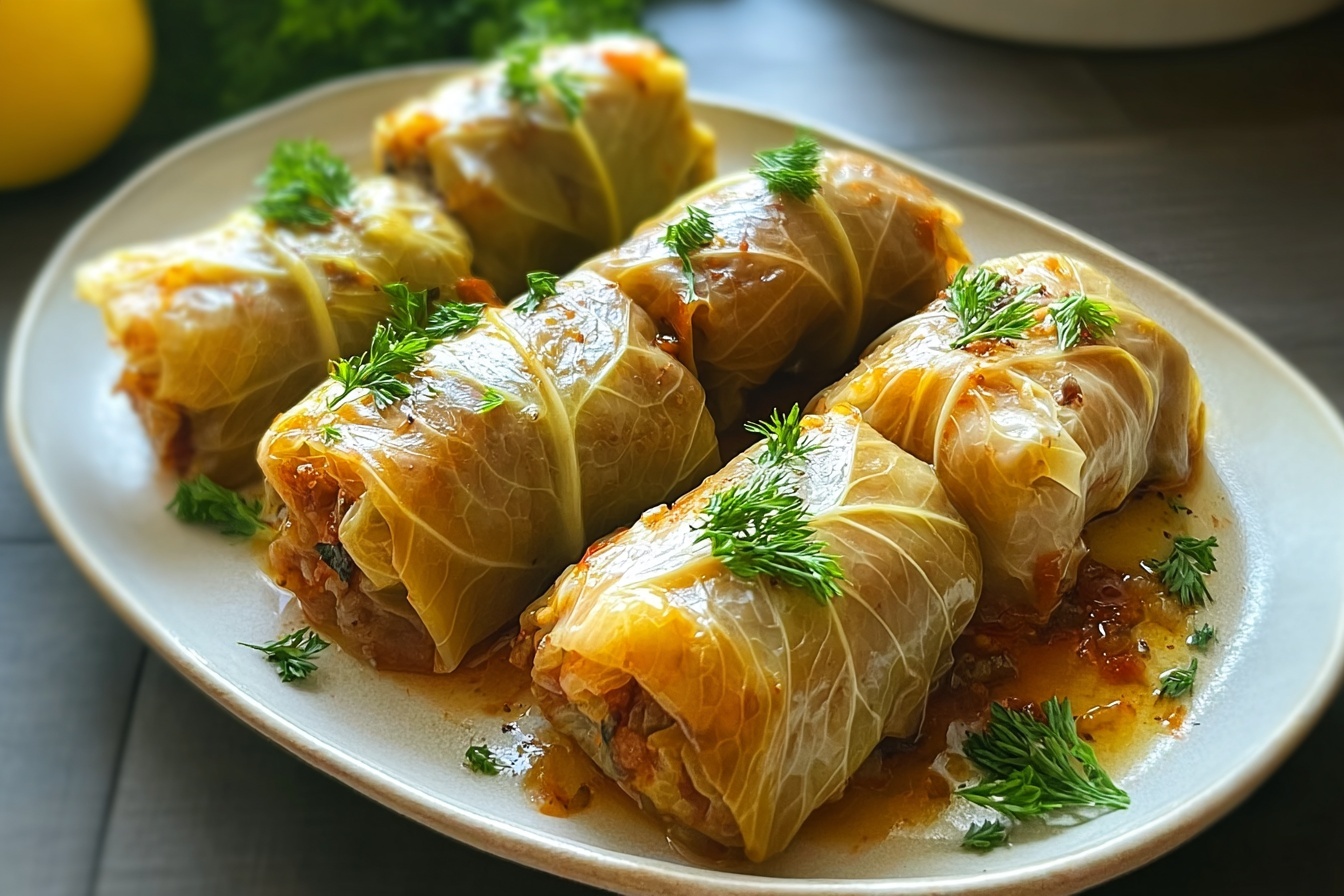 Bosnian Sarma Stuffed Cabbage Rolls