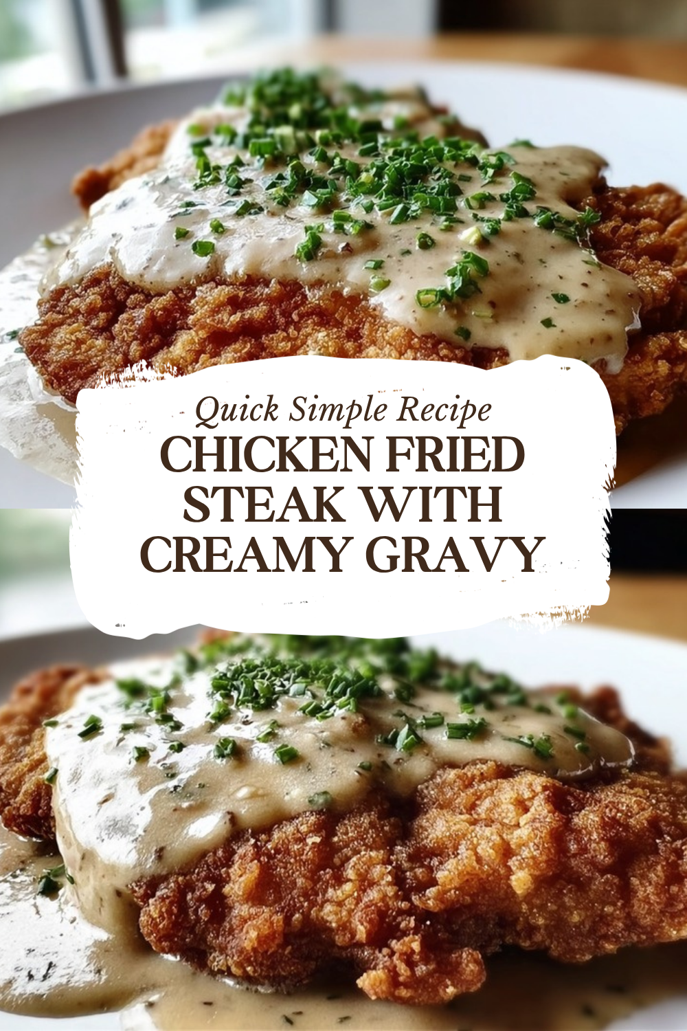 Chicken Fried Steak With Creamy Gravy