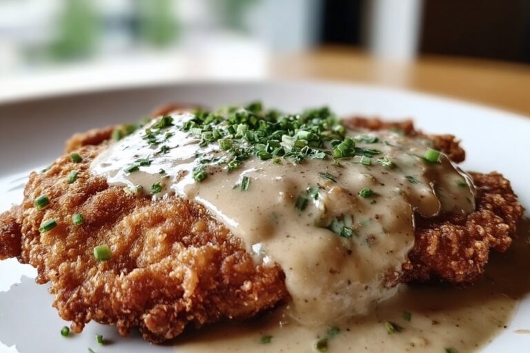 Chicken Fried Steak With Creamy Gravy 5.Png