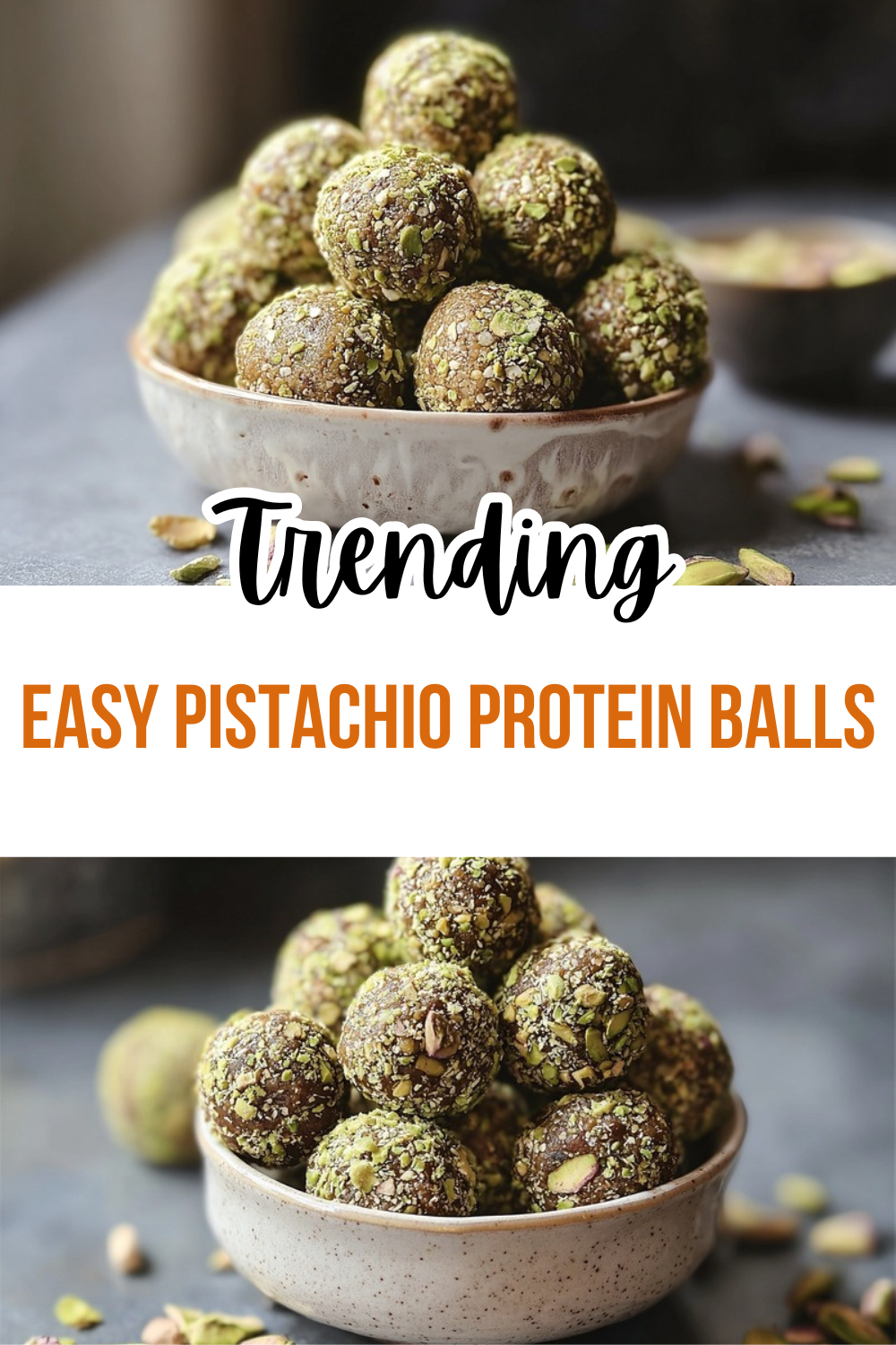 Easy Pistachio Protein Balls