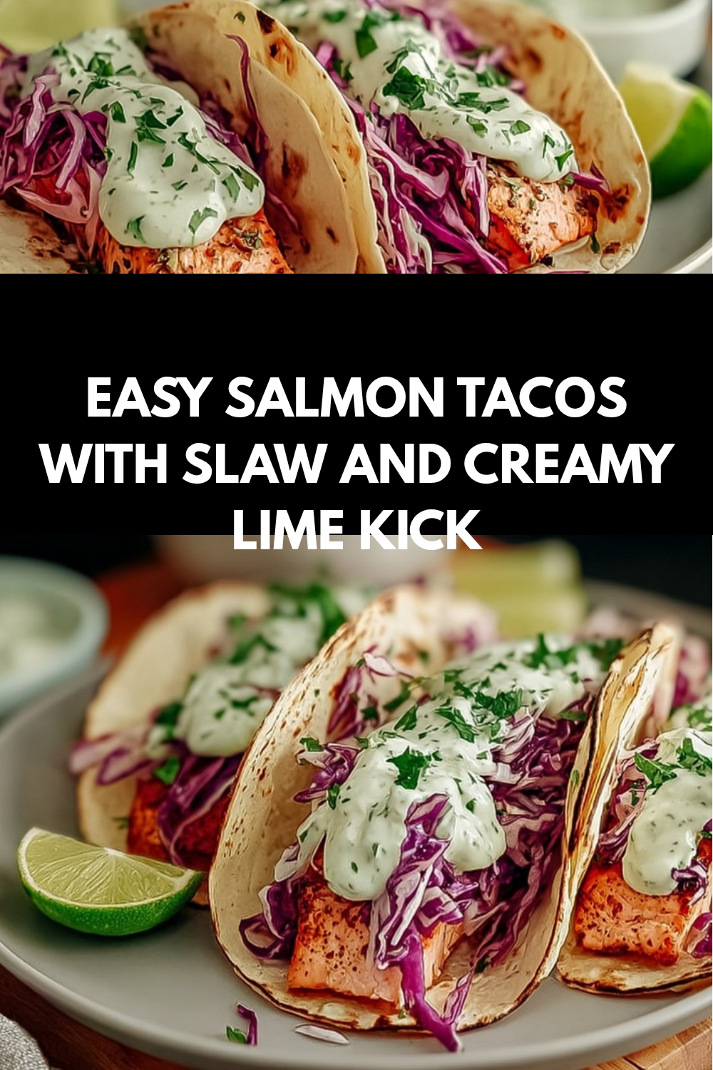 Quick Salmon Tacos With Yogurt Slaw 7 Easy Salmon Tacos With Slaw And Creamy Lime Kick