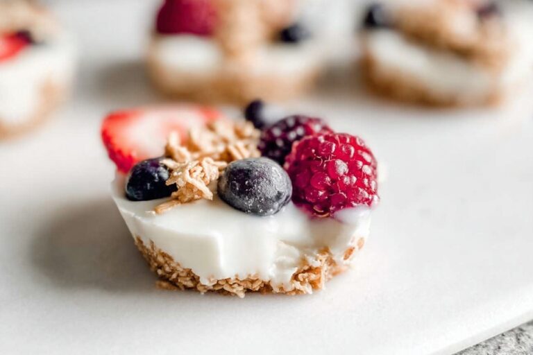 Frozen Yogurt Cup Recipe Easy Homemade Treats 8 Frozen Yogurt Granola Cups 46.Png