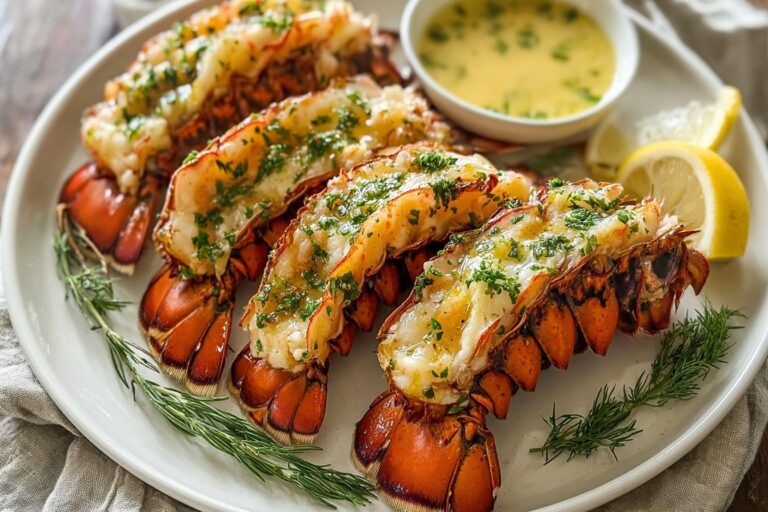 Grilled Lobster Tails With Garlic Lemon Butter Sauce 4.Png