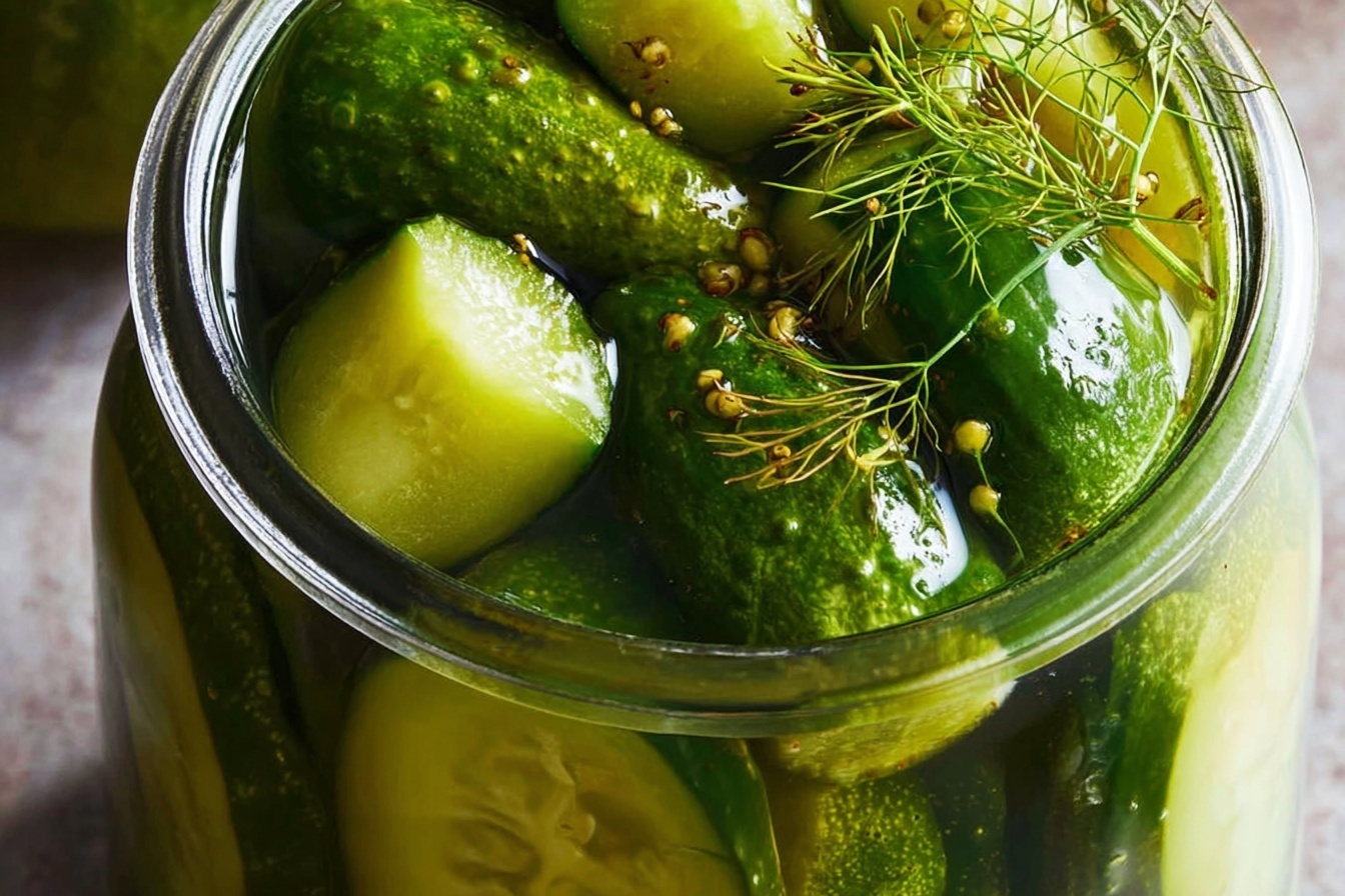 Half Sour Pickles Recipe For Crisp Crunchy Snacks