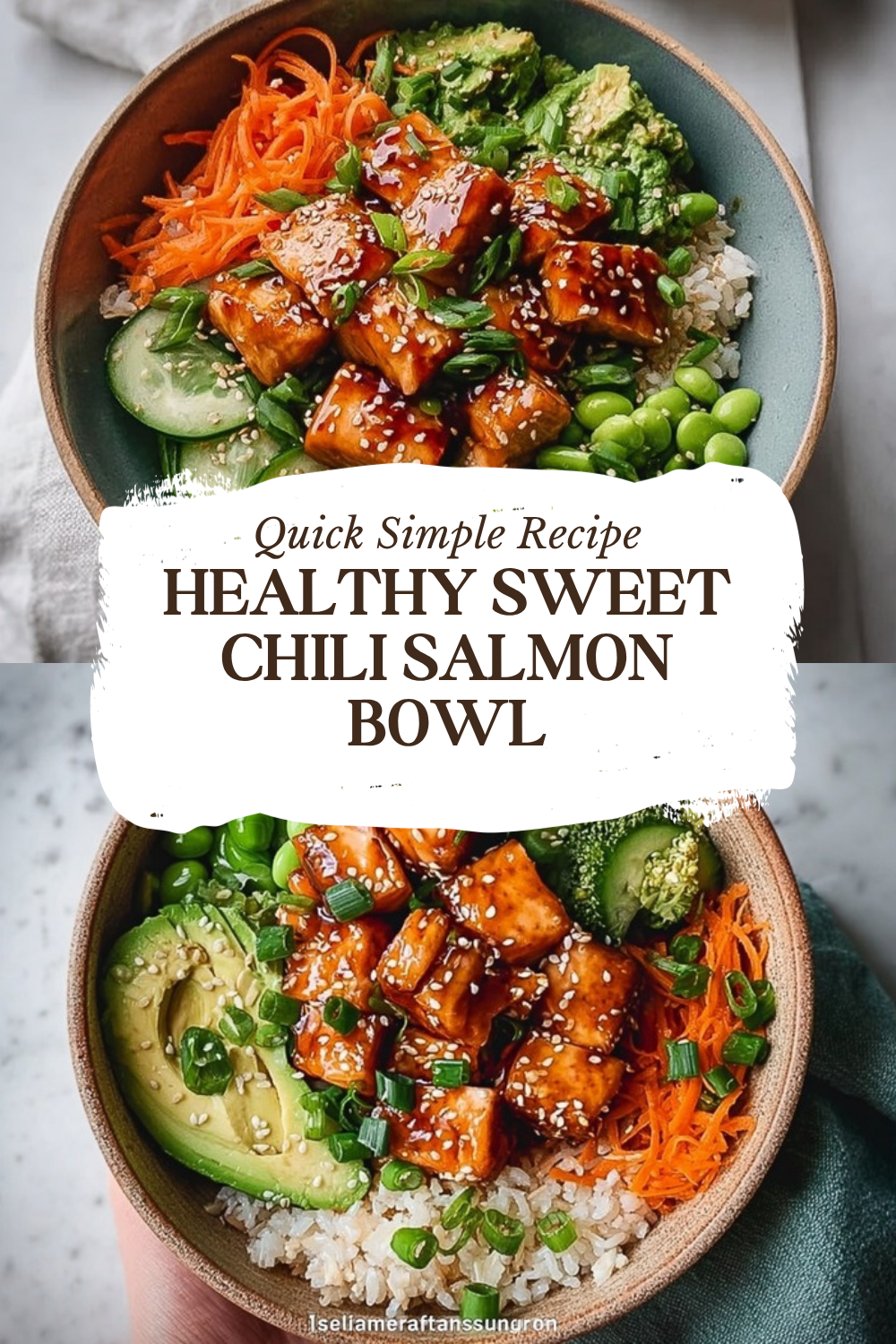 Healthy Sweet Chili Salmon Bowl