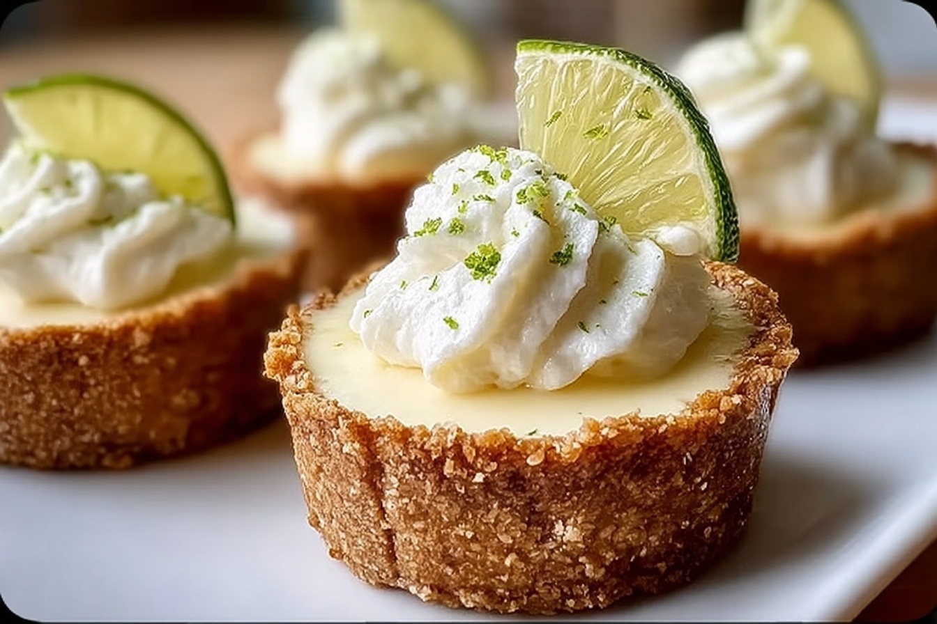 Heavenly No-Bake Mini Key Lime Pies