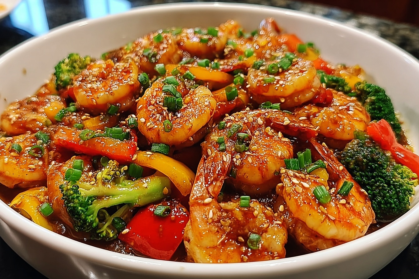 Honey Garlic Shrimp Stir Fry Recipe 6 Honey Garlic Shrimp Stirfry