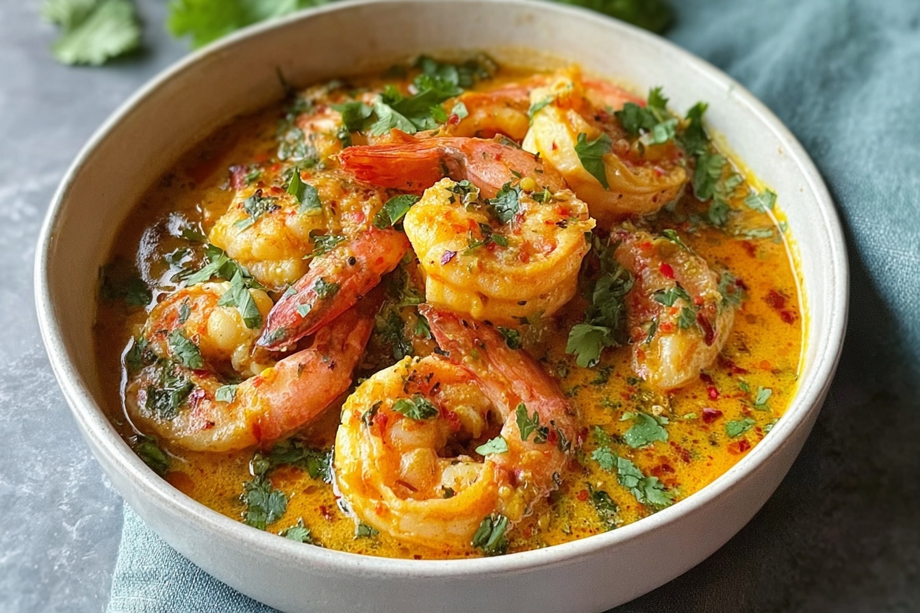 Indian Coconut Shrimp Curry