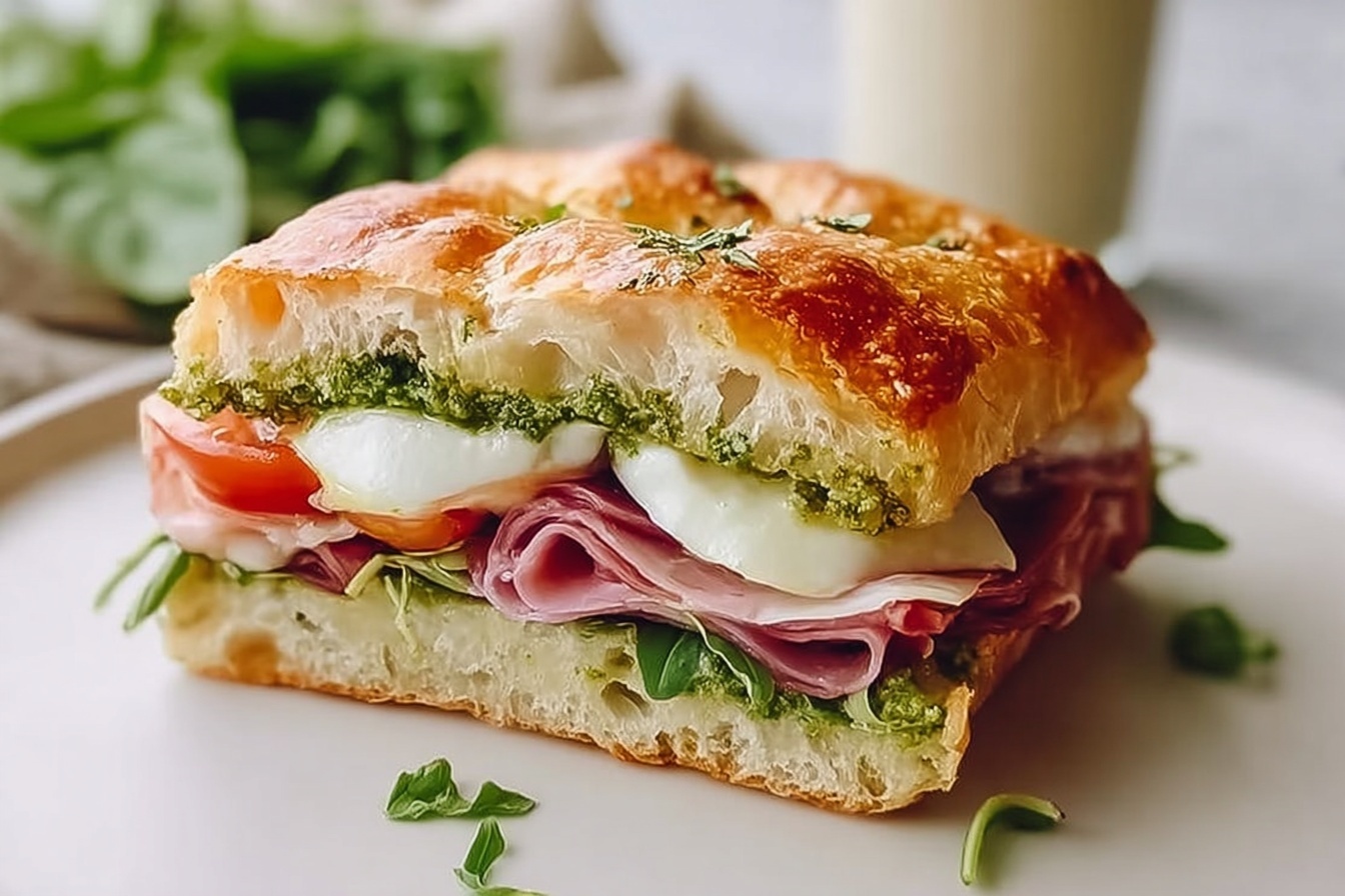 Focaccia Sandwich Recipe Easy Italian Style 6 Italian Focaccia Sandwich