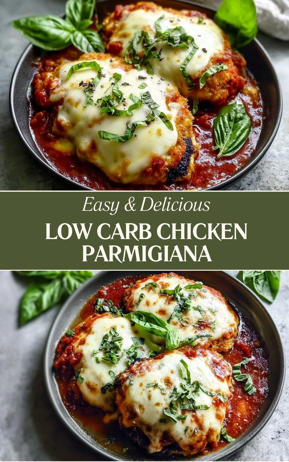 Low Carb Chicken Parmigiana