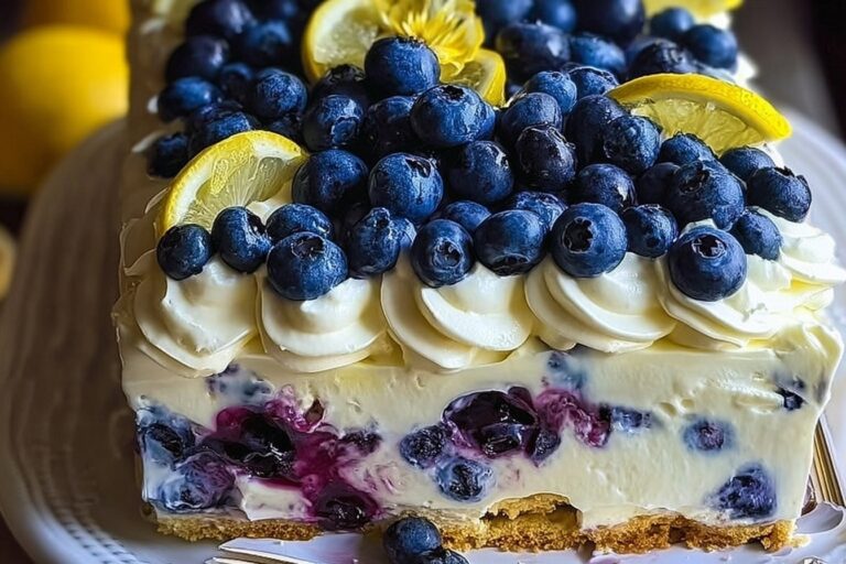 No-Bake Lemon Blueberry Cream Cake 37.Png