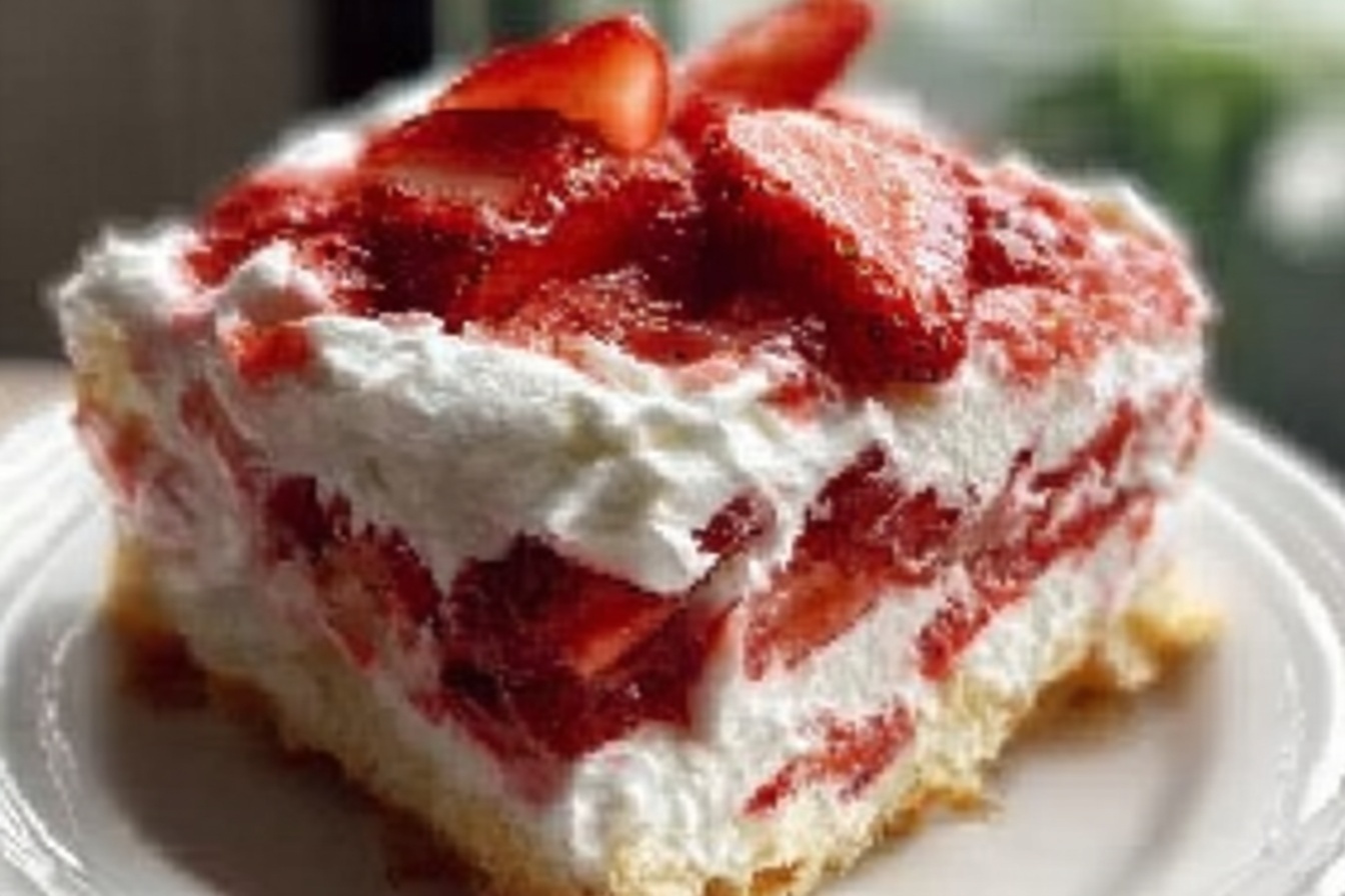 No Bake Strawberry Shortcake Dessert Recipe 6 No-Bake Strawberry Shortcake