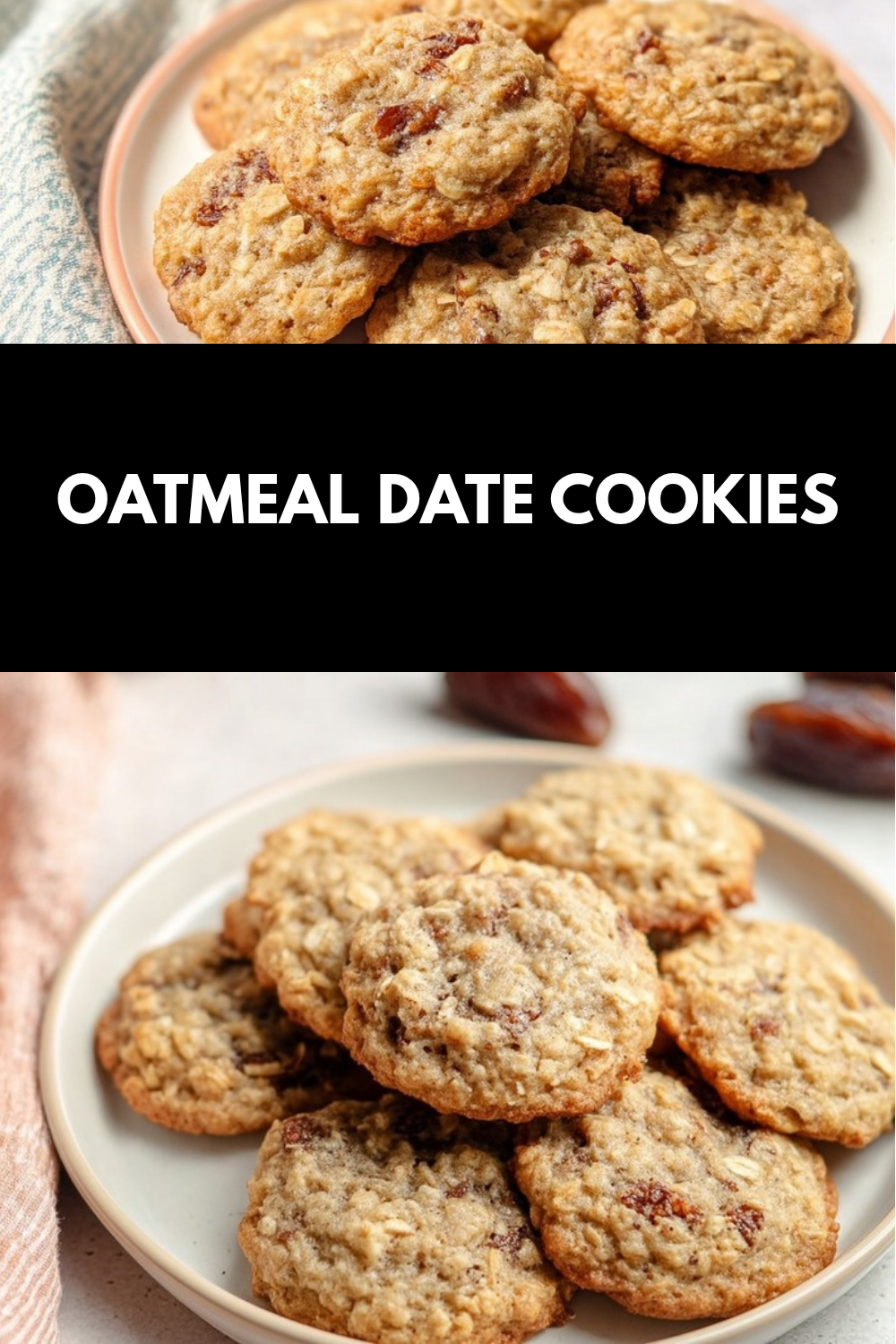 Oatmeal Date Cookies