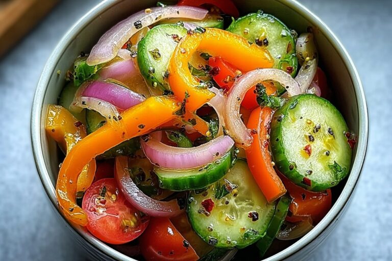 Pickled Cucumber, Onion, And Bell Pepper Salad 81.Png