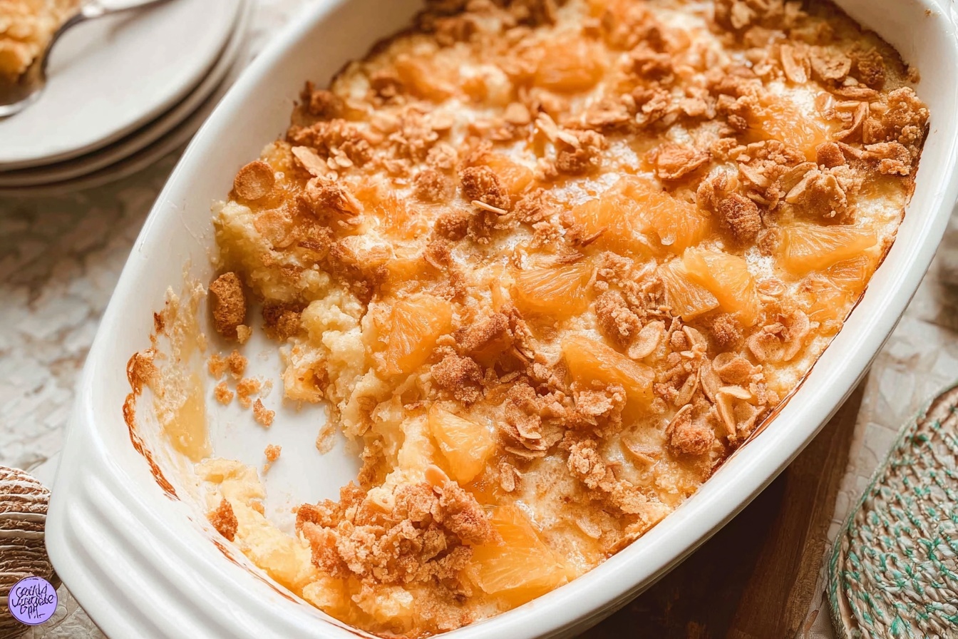 Southern Pineapple Casserole Easy Recipe 6 Pineapple Casserole