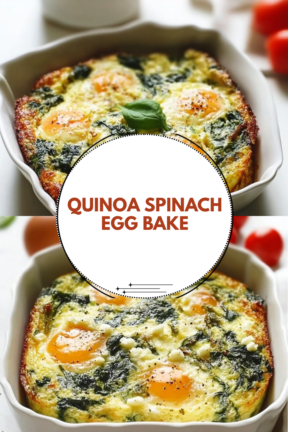 Quinoa Spinach Egg Bake