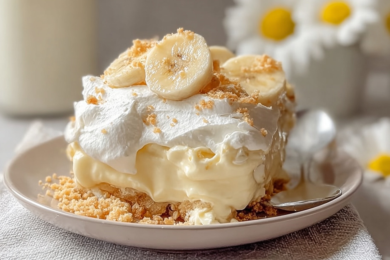 Simple No Bake Banana Pudding