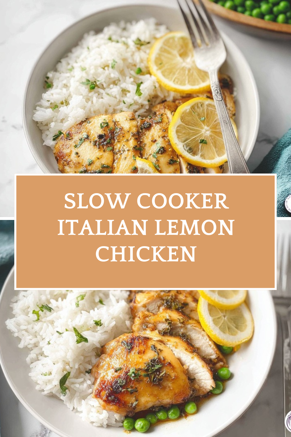 Slow Cooker Italian Lemon Chicken