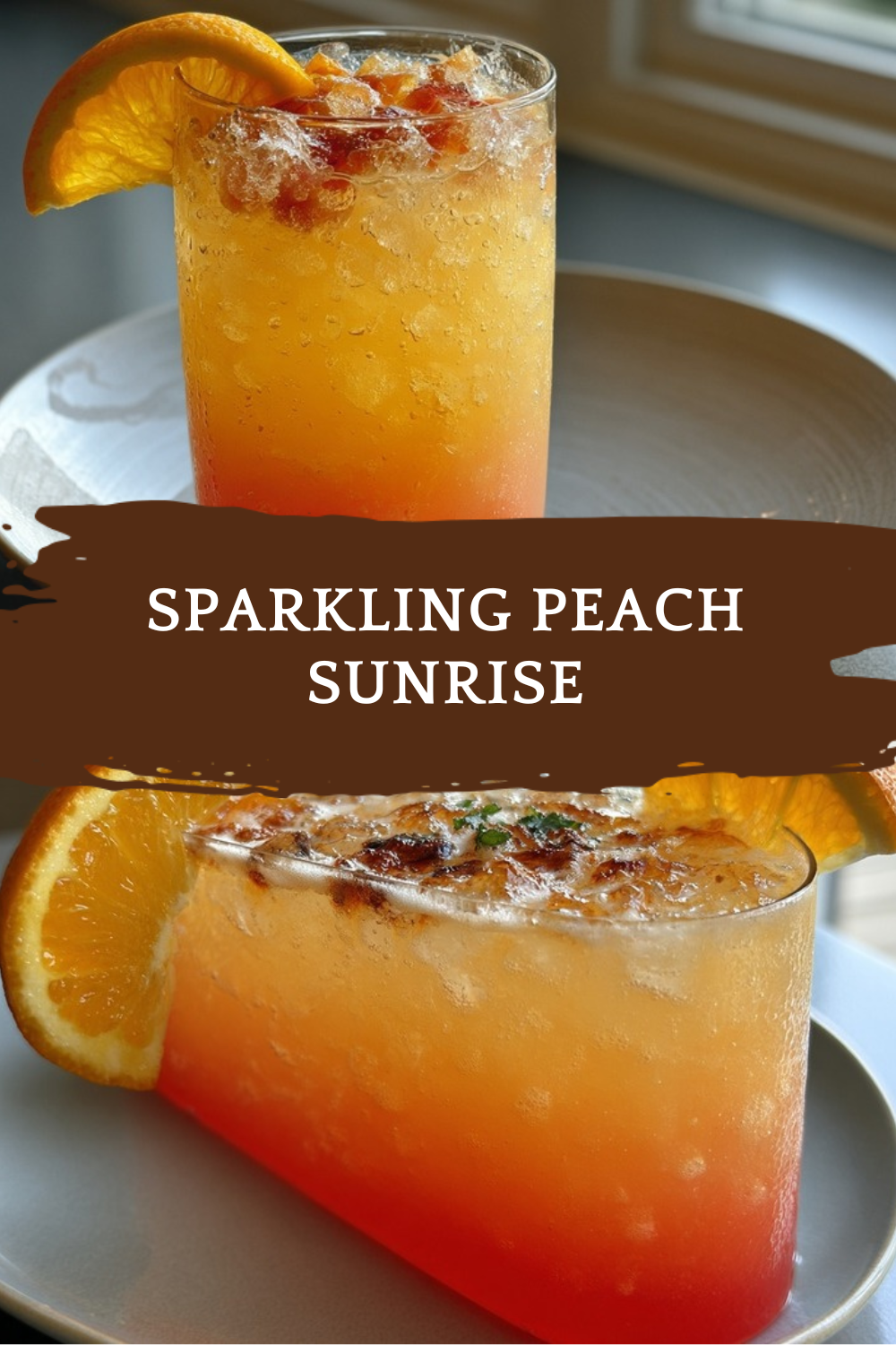 Sparkling Peach Sunrise