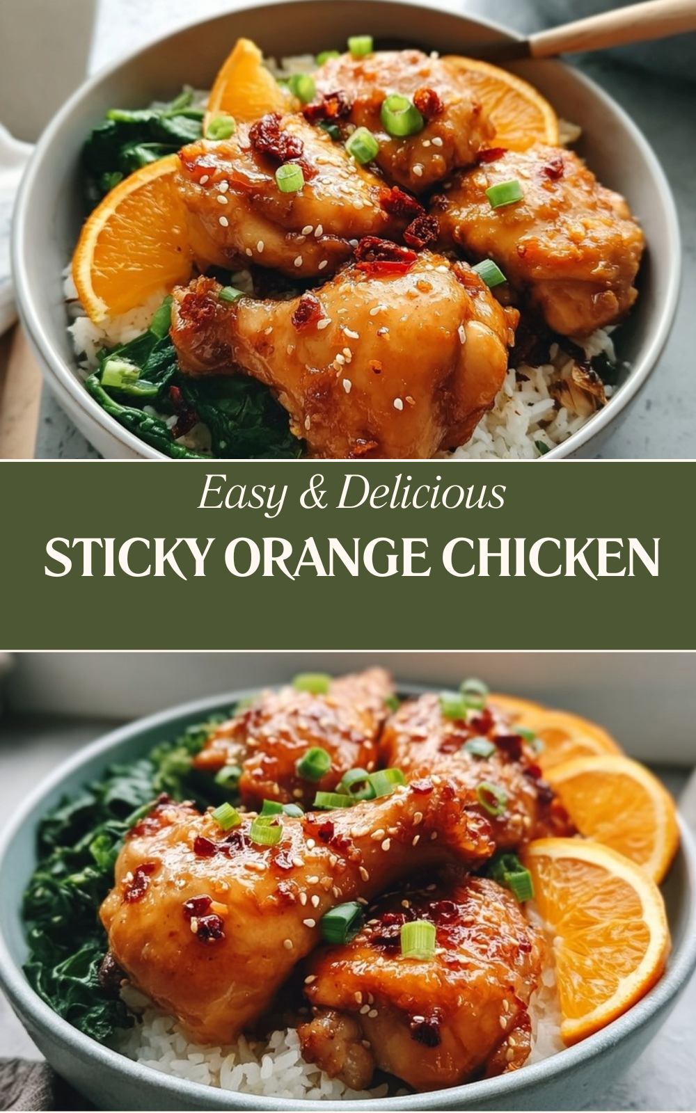 Sticky Orange Chicken