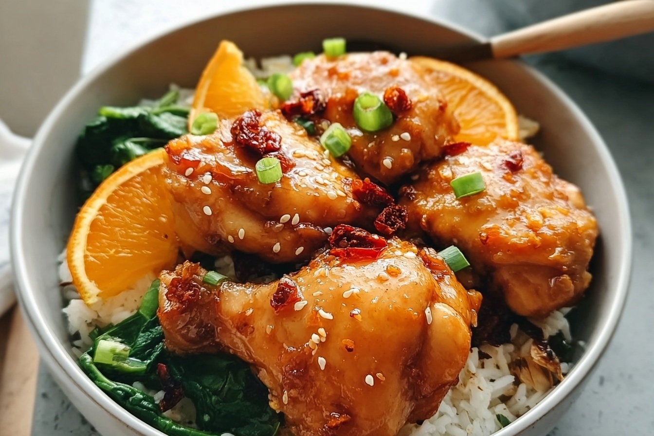 Sticky Orange Chicken