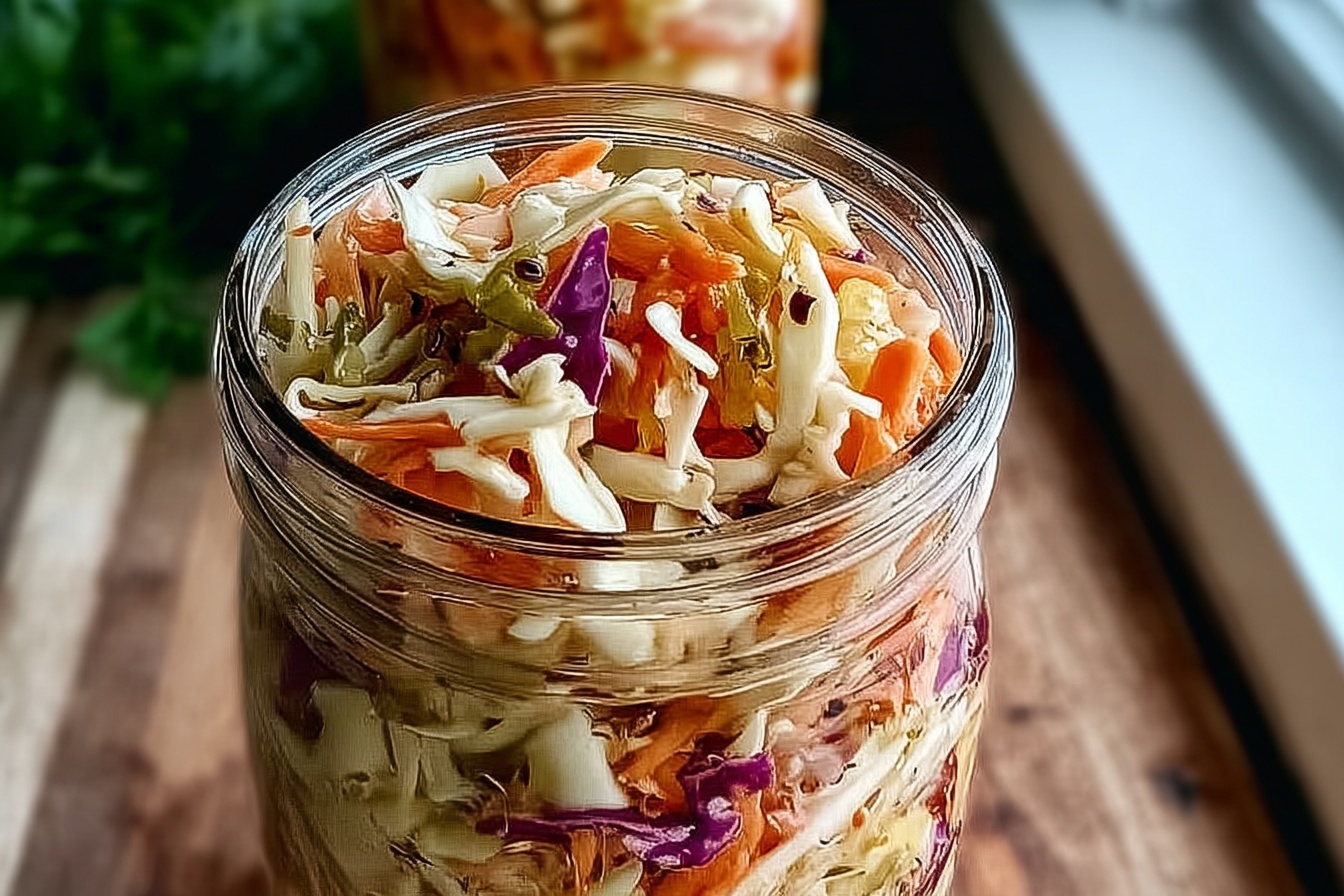 Spicy Pickled Cabbage Slaw Recipe 6 Sweet & Spicy Pickle Slaw