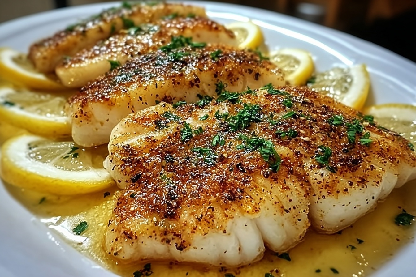 Zesty Lemon Butter Fish Fillet